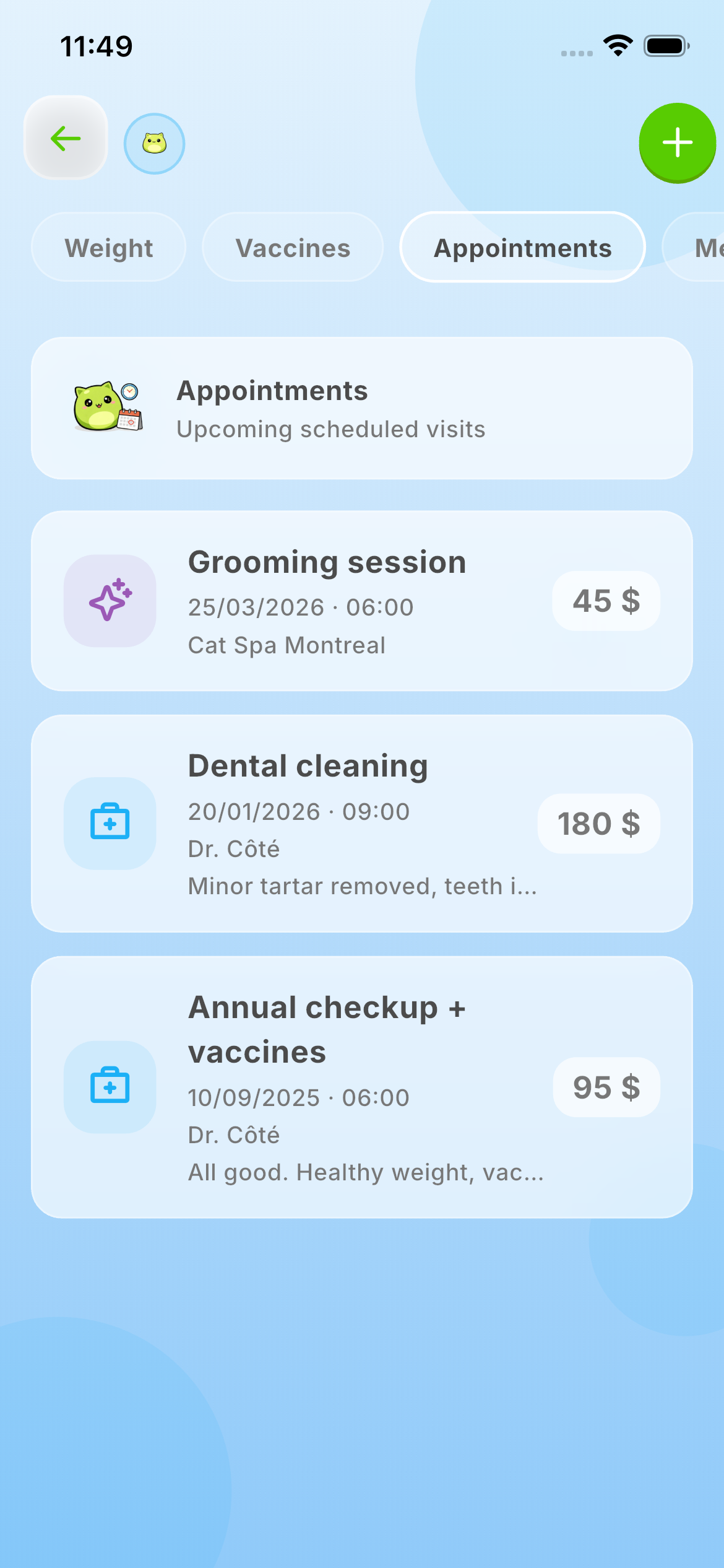 Family Coordination — shared tasks